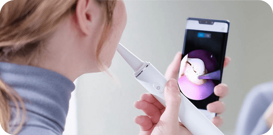 Skaler higieniczny do zębów z kamerą SUNUO Intelligent Visual Ultrasonic Dental Scaler T12 Pro